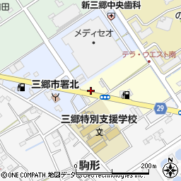 埼玉県三郷市下彦川戸周辺の地図