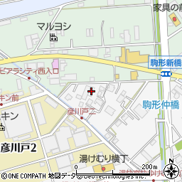 埼玉県三郷市駒形400周辺の地図
