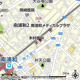 みぃ　南浦和店周辺の地図