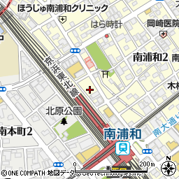 タイムズ南浦和第１３駐車場周辺の地図