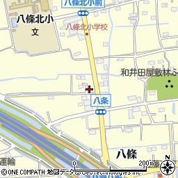 埼玉県八潮市八條1034-4周辺の地図