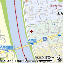 埼玉県三郷市上彦名9周辺の地図