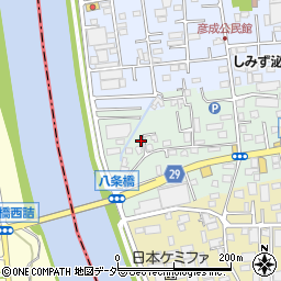 埼玉県三郷市上彦名36周辺の地図