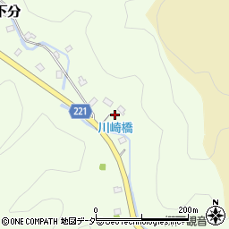 埼玉県飯能市上直竹下分597周辺の地図