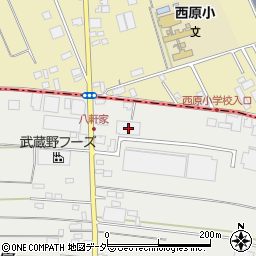 埼玉県入間郡三芳町上富2053周辺の地図