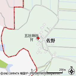 千葉県成田市佐野263周辺の地図