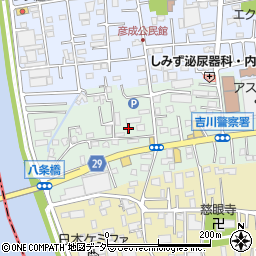 埼玉県三郷市上彦名99周辺の地図