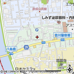 埼玉県三郷市上彦名98周辺の地図