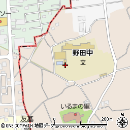 埼玉県入間市野田1668周辺の地図