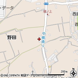埼玉県入間市野田2087周辺の地図