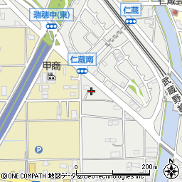 埼玉県三郷市仁蔵359周辺の地図