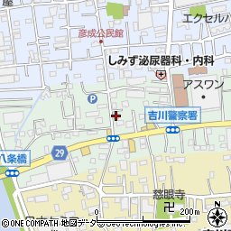 埼玉県三郷市上彦名128周辺の地図