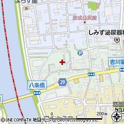 埼玉県三郷市上彦名74周辺の地図