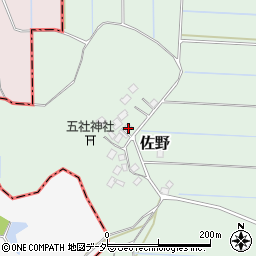千葉県成田市佐野282周辺の地図