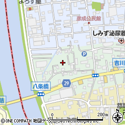 埼玉県三郷市上彦名41周辺の地図