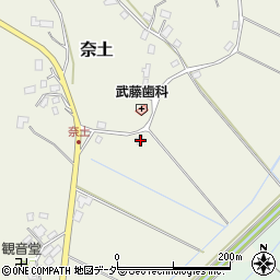 千葉県成田市奈土364周辺の地図