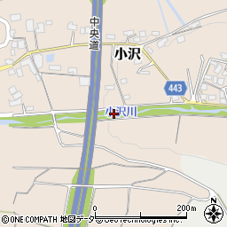 小沢川橋周辺の地図