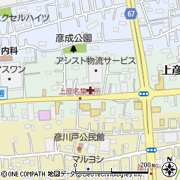 埼玉県三郷市上彦名264周辺の地図