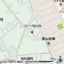 埼玉県狭山市入間川1418-76周辺の地図