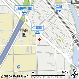 埼玉県三郷市仁蔵358周辺の地図