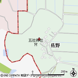千葉県成田市佐野262周辺の地図