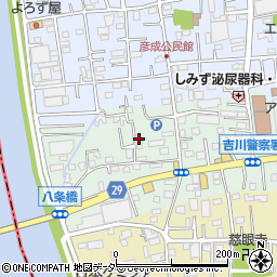 埼玉県三郷市上彦名93周辺の地図