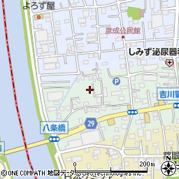 埼玉県三郷市上彦名75周辺の地図