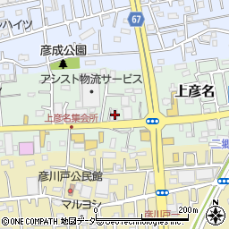 埼玉県三郷市上彦名278周辺の地図