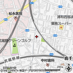 ライフ・ステージ中浦和周辺の地図