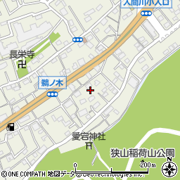 埼玉県狭山市鵜ノ木13周辺の地図
