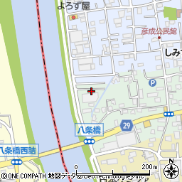 埼玉県三郷市上彦名3周辺の地図
