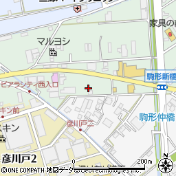 埼玉県三郷市上彦名550周辺の地図