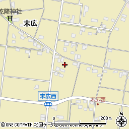 長野県伊那市美篶末広6968周辺の地図
