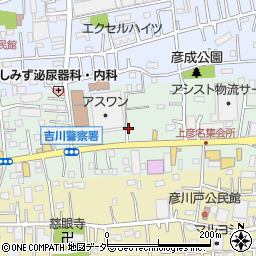 埼玉県三郷市上彦名204周辺の地図