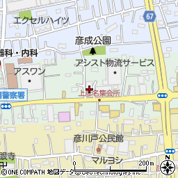 埼玉県三郷市上彦名247周辺の地図