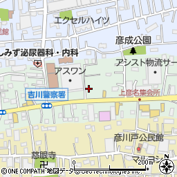 埼玉県三郷市上彦名216周辺の地図