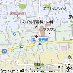 埼玉県三郷市上彦名139周辺の地図