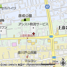 埼玉県三郷市上彦名267周辺の地図
