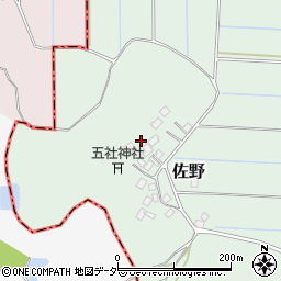 千葉県成田市佐野265周辺の地図
