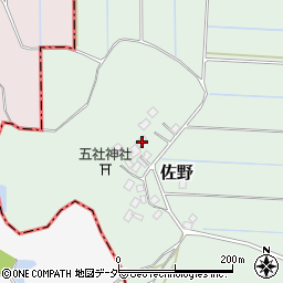 千葉県成田市佐野266周辺の地図