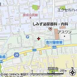 埼玉県三郷市上彦名125周辺の地図