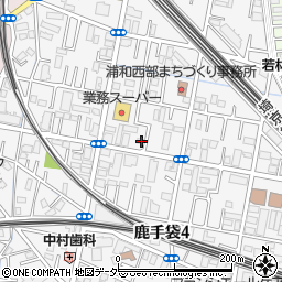 有限会社埼玉産栄電器周辺の地図