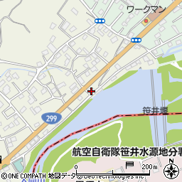埼玉県狭山市笹井1867周辺の地図