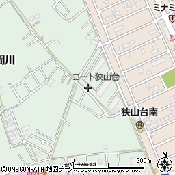 埼玉県狭山市入間川1418-11周辺の地図