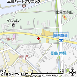 埼玉県三郷市上彦名560周辺の地図
