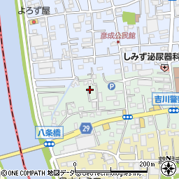 埼玉県三郷市上彦名76周辺の地図