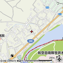 埼玉県狭山市笹井1894周辺の地図