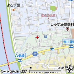 埼玉県三郷市上彦名79周辺の地図