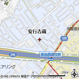 埼玉県川口市安行吉蔵81-10周辺の地図