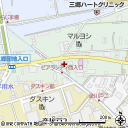 埼玉県三郷市上彦名543周辺の地図